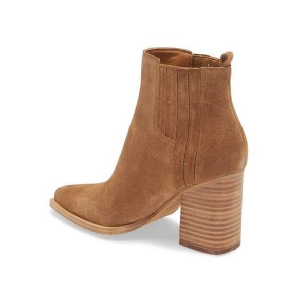 Marc Fisher Oshay brown suede booties - Picture 3 of 5